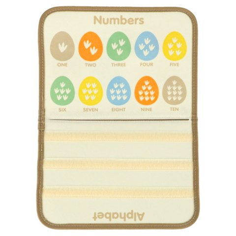 Tablica manipulacyjna sensoryczna montessori walizka dinozaury Kik Sp. z o. o. Sp. k.