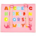 Tablica manipulacyjna sensoryczna montessori walizka plecak różowa Kik Sp. z o. o. Sp. k.