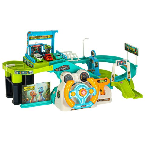 Tor samochodowy parking interaktywny z kierownicą wyścigowy Kik Sp. z o. o. Sp. k.