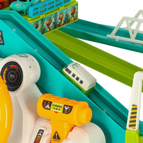 Tor samochodowy parking interaktywny z kierownicą wyścigowy Kik Sp. z o. o. Sp. k.