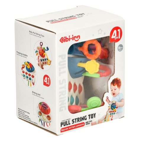 Zabawka sensoryczna gryzak dla niemowląt Bibi-inn niebieska Kik Sp. z o. o. Sp. k.