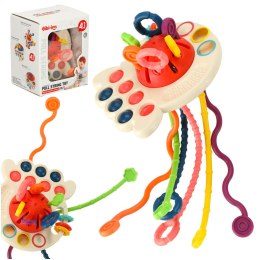 Zabawka sensoryczna gryzak dla niemowląt Bibi-inn różowa Kik Sp. z o. o. Sp. k.