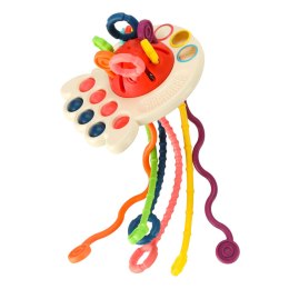 Zabawka sensoryczna gryzak dla niemowląt Bibi-inn różowa Kik Sp. z o. o. Sp. k.