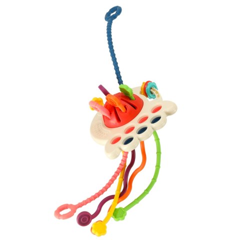 Zabawka sensoryczna gryzak dla niemowląt Bibi-inn różowa Kik Sp. z o. o. Sp. k.