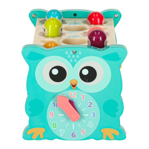 Zabawka sensoryczna wbijak dla niemowląt 8w1 Bibi-inn niebieska Kik Sp. z o. o. Sp. k.