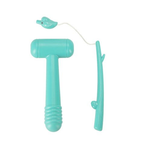 Zabawka sensoryczna wbijak dla niemowląt 8w1 Bibi-inn różowa Kik Sp. z o. o. Sp. k.