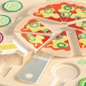 Classic World CLASSIC WORLD Drewniana Pizza do Krojenia Układanka Warzywa 22 el.