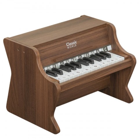 Classic World CLASSIC WORLD Drewniane Pianino Klasyczne + Książeczka do Nauki