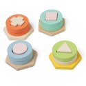 Classic World CLASSIC WORLD Sorter Montessori Kształtów i Kolorów Układanka Wieża