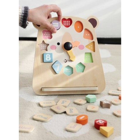 Classic World CLASSIC WORLD Zegar Miś Montessori Edukacyjny 3w1 Nauka Czasu Liczenia i Daty Classic World CLASSIC WORLD Zegar Miś Montessori Edukacyjny 3w1 Nauka Czasu Liczenia i Daty