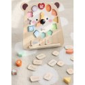 Classic World CLASSIC WORLD Zegar Miś Montessori Edukacyjny 3w1 Nauka Czasu Liczenia i Daty