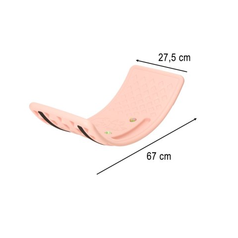 Deska do balansowania bujak dla dzieci 67x29 cm antypoślizgowa różowa Kik Sp. z o. o. Sp. k. Deska do balansowania bujak dla dzieci 67x29 cm antypoślizgowa różowa Kik Sp. z o. o. Sp. k.