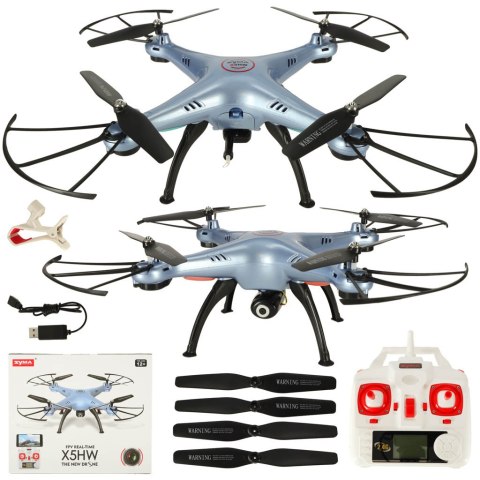 Dron RC Syma X5HW kamera FPV WiFi 2,4GHz niebieski Kik Sp. z o. o. Sp. k.