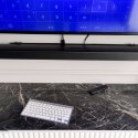 Klawiatura bezprzewodowa bluetooth Smart TV srebrna Kik Sp. z o. o. Sp. k.