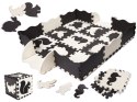 Mata edukacyjna piankowa puzzle 114 x 114 x 1 cm czarna 25 elementów Kik Sp. z o. o. Sp. k.