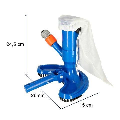 Odkurzacz do basenu czyszczenie dna oczek wodnych zestaw z wielorazowym workiem Kik Sp. z o. o. Sp. k.