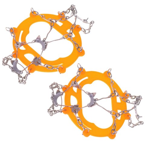 Raczki na buty antypoślizgowe turystyczne z kolcami łańcuchy pokrowiec roz. 39-45 Kik Sp. z o. o. Sp. k.