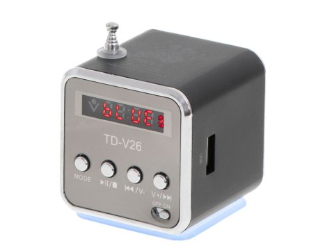 Radio akumulatorowe przenośne głośnik Bluetooth LCD TD-V26 Kik Sp. z o. o. Sp. k.