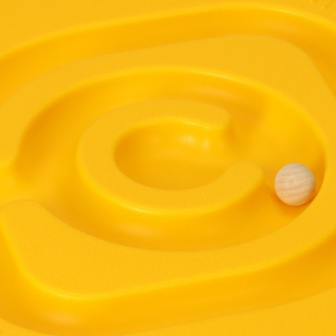 Równoważnia do balansowania deska z labiryntem dla dzieci żółta Kik Sp. z o. o. Sp. k.