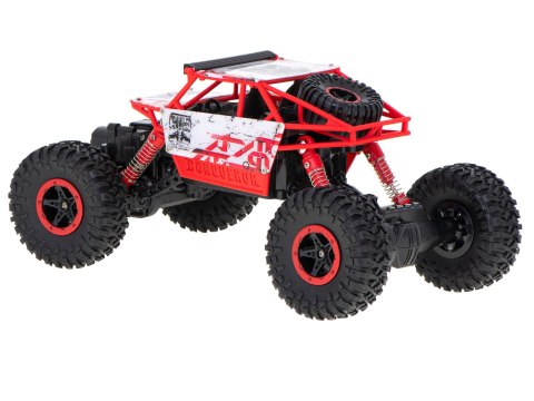 Samochód zdalnie sterowany na pilota RC Rock Crawler HB 2,4GHz 1:18 czerwony Kik Sp. z o. o. Sp. k.