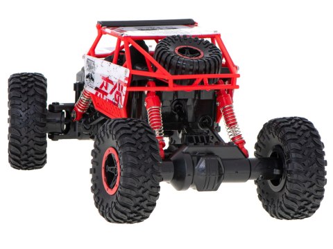 Samochód zdalnie sterowany na pilota RC Rock Crawler HB 2,4GHz 1:18 czerwony Kik Sp. z o. o. Sp. k.