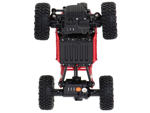 Samochód zdalnie sterowany na pilota RC Rock Crawler HB 2,4GHz 1:18 czerwony Kik Sp. z o. o. Sp. k.