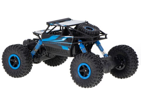Samochód zdalnie sterowany na pilota RC Rock Crawler HB 2,4GHz 1:18 niebieski Kik Sp. z o. o. Sp. k.