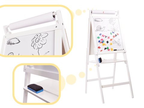 Tablica drewniana magnetyczna kredowa biała duża XXL Kik Sp. z o. o. Sp. k.