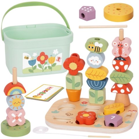 Tooky Toy TOOKY TOY Box Edukacyjny 5 w1 Magiczny Ogród Montessori Tooky Toy TOOKY TOY Box Edukacyjny 5 w1 Magiczny Ogród Montessori