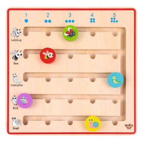 Tooky Toy TOOKY TOY Drewniana Gra Nauka Liczenia Zwierzątka Tooky Toy TOOKY TOY Drewniana Gra Nauka Liczenia Zwierzątka