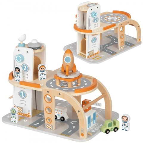 Tooky Toy TOOKY TOY Drewniany Kosmiczny Parking Stacja Kosmiczna Tooky Toy TOOKY TOY Drewniany Kosmiczny Parking Stacja Kosmiczna