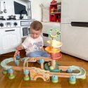 Tooky Toy TOOKY TOY Drewniany Muzyczny Tor Kulkowy Kulodrom 44 el. Pastelowe