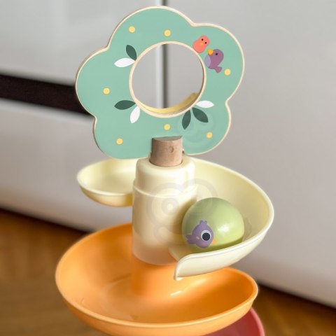 Tooky Toy TOOKY TOY Drewniany Muzyczny Tor Kulkowy Kulodrom 44 el. Pastelowe Tooky Toy TOOKY TOY Drewniany Muzyczny Tor Kulkowy Kulodrom 44 el. Pastelowe