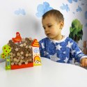 Tooky Toy TOOKY TOY Gra Zręcznościowa Spadająca Kura Drewniana Farma