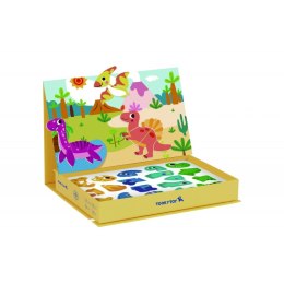 Tooky Toy TOOKY TOY Układanka Magnetyczna Dinozaury Puzzle