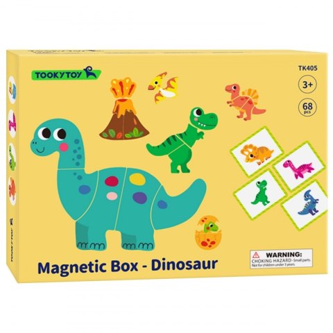 Tooky Toy TOOKY TOY Układanka Magnetyczna Dinozaury Puzzle Tooky Toy TOOKY TOY Układanka Magnetyczna Dinozaury Puzzle