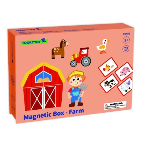 Tooky Toy TOOKY TOY Układanka Magnetyczna Farma Puzzle Tooky Toy TOOKY TOY Układanka Magnetyczna Farma Puzzle