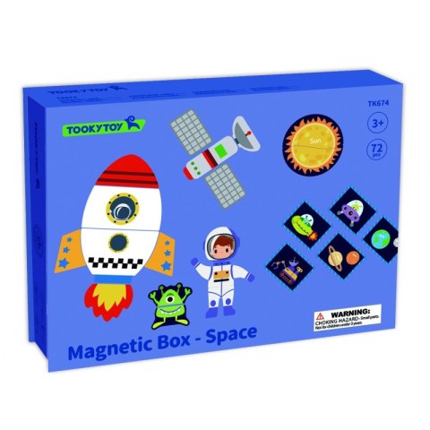 Tooky Toy TOOKY TOY Układanka Magnetyczna Kosmos Puzzle Tooky Toy TOOKY TOY Układanka Magnetyczna Kosmos Puzzle