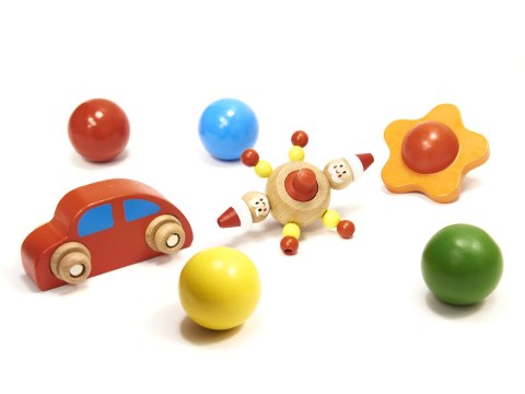 Tor kulkowy drewniany kulodrom montessori XXL Kik Sp. z o. o. Sp. k.