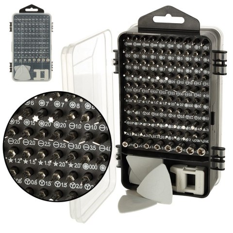 Wkrętaki precyzyjne śrubokręty bity zestaw śrubokrętów 115 elementów Kik Sp. z o. o. Sp. k.