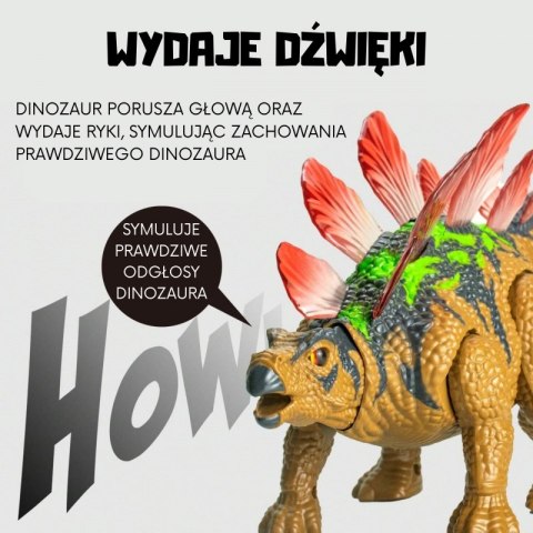 Woopie WOOPIE Dinozaur Zdalnie Sterowany RC Robot Stegozaur