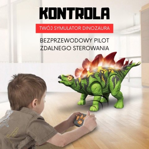 Woopie WOOPIE Dinozaur Zdalnie Sterowany RC Robot Stegozaur