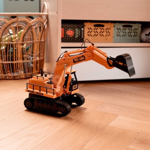 Woopie WOOPIE Duża Koparka Zdalnie Sterowana na Gąsienicach 7 Funkcji Dźwięk + Akc.