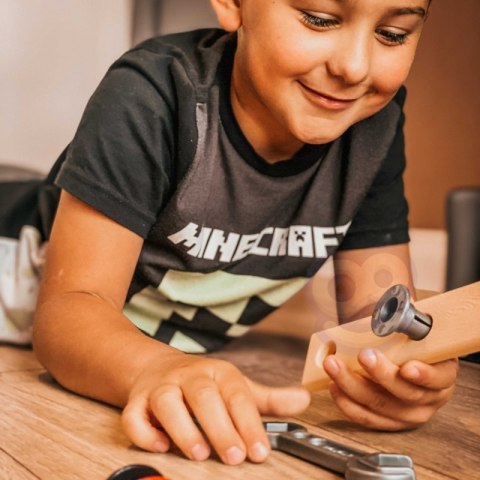 Woopie WOOPIE Duża Skrzynka z Narzędziami dla Dzieci Zestaw Majsterkowicza Wkrętarko-Wiertarka 15 el.