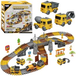 Woopie WOOPIE Tor Budowlany Zestaw Konstrukcyjny 174 Elementy