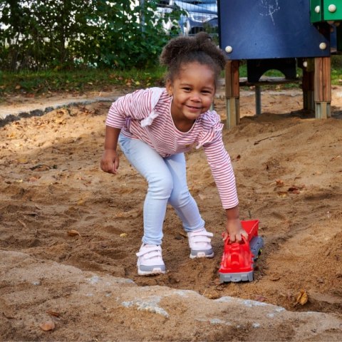 Big BIG Pociąg Towarowy Wagon z Wywrotką Zabawka do Pasku