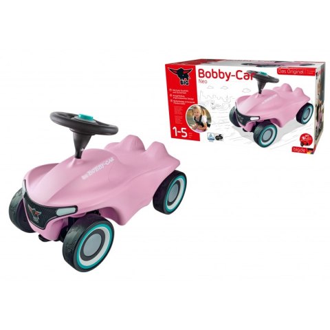 Big BIG Różowy Jeżdzik Pchacz Bobby Car Neo Pink Dla Dzieci