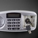 Bituxx Sejf Domowy Elektroniczny z Podwójnym Zamkiem i Blokadą 20kg do Domu Biura