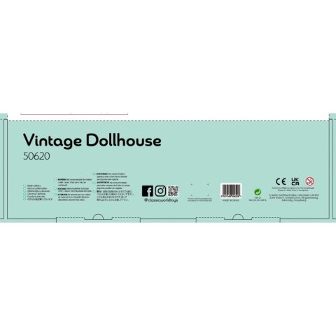 Classic World CLASSIC WORLD Drewniany Domek dla Lalek Vintage
