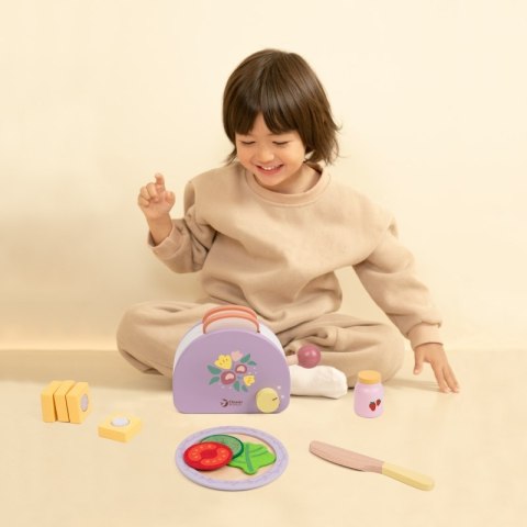 Classic World CLASSIC WORLD Drewniany Toster Śniadaniowy z Akcesoriami 13 el.